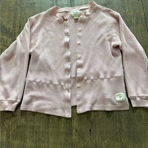 Victoria's Secret Pink Button Down Vintage Waffle Cardigan